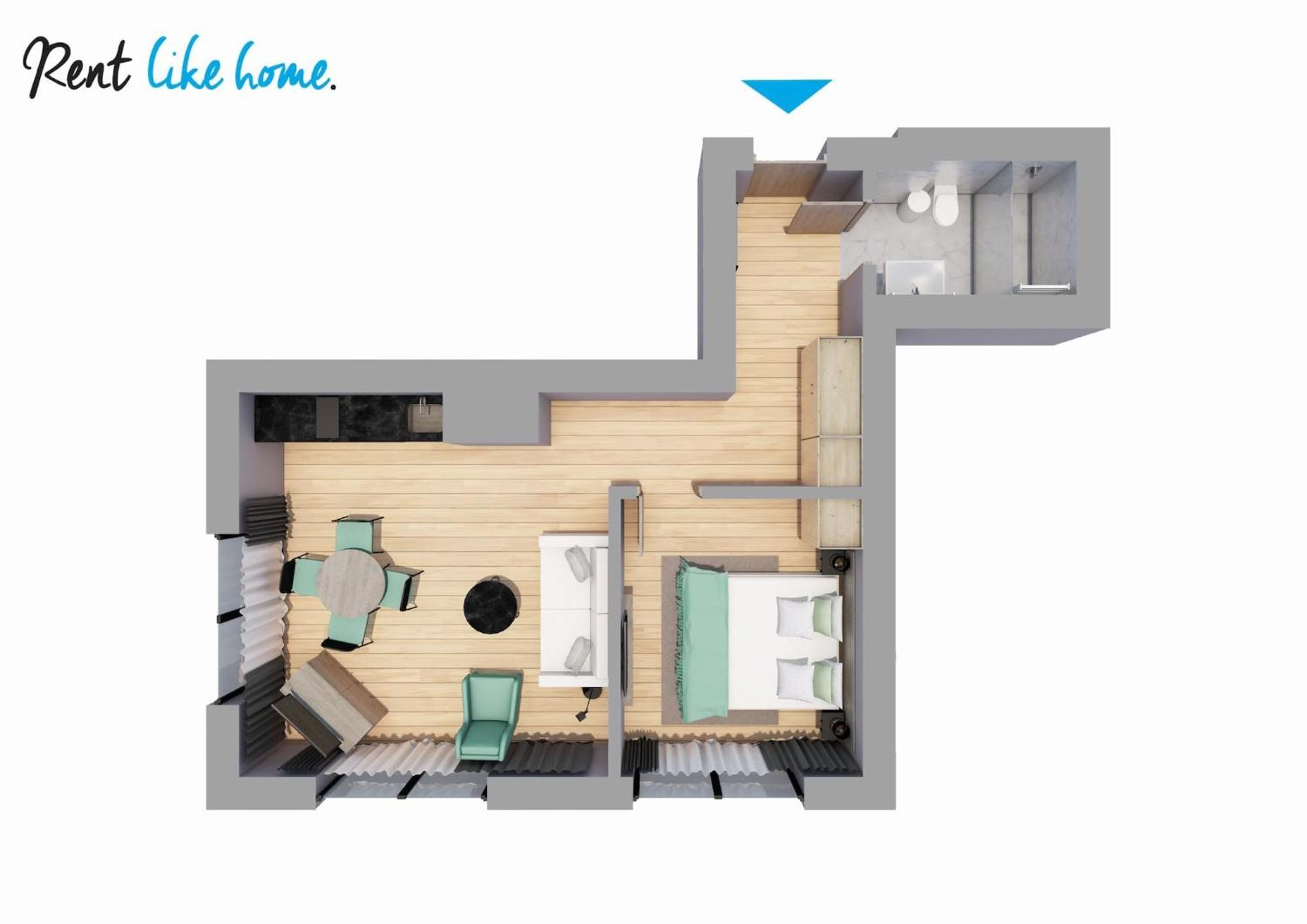 Apartamenty Deo Plaza By Rent Like Home Гданск Екстериор снимка